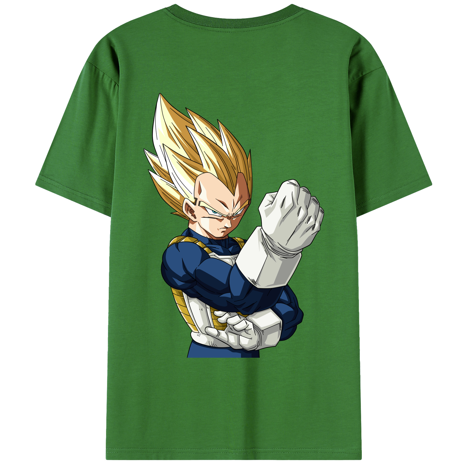 （画像用） ドラゴンボール ベジータ四世（Bejīta Yonsei）DRAGON BALL Vegeta IV レディース半袖Tシャツ(バックプリント)